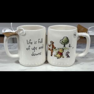 New Rae Dunn x Disney’s Winnie the Pooh ceramic coffee mug LIFE IS FULL OF UPS